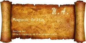 Magocs Arita névjegykártya
